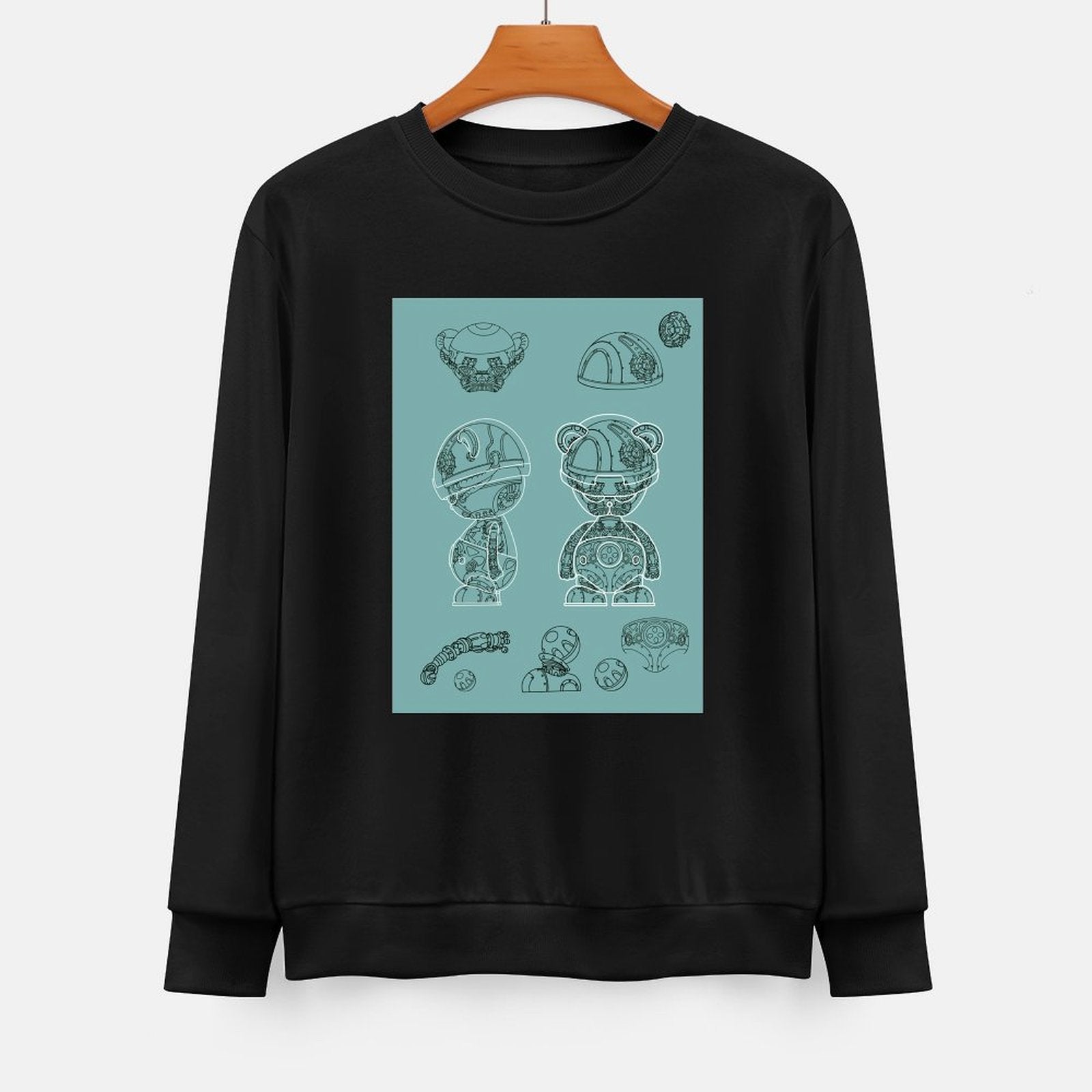 Long Sleeve With Front PatternNatural Men¡¯s / Women¡¯s / Youth